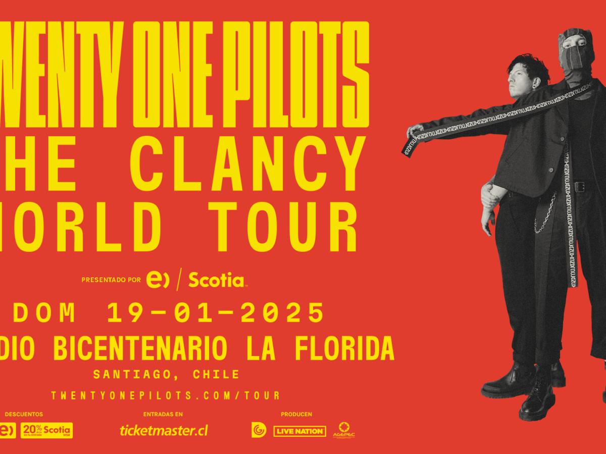Twenty One Pilots vuelve a Chile con “The Clancy World Tour”