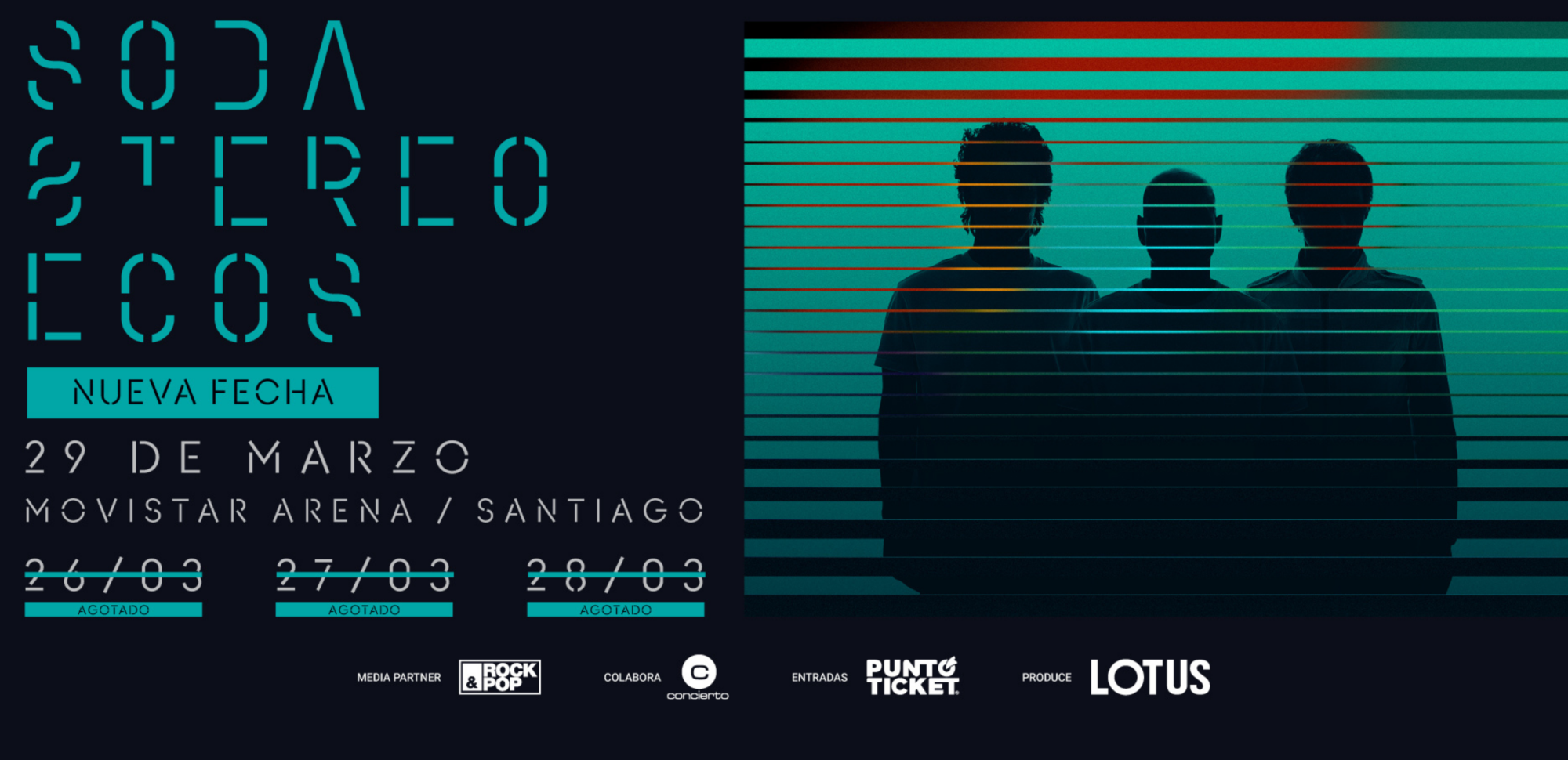 Soda Stereo en Chile 2026