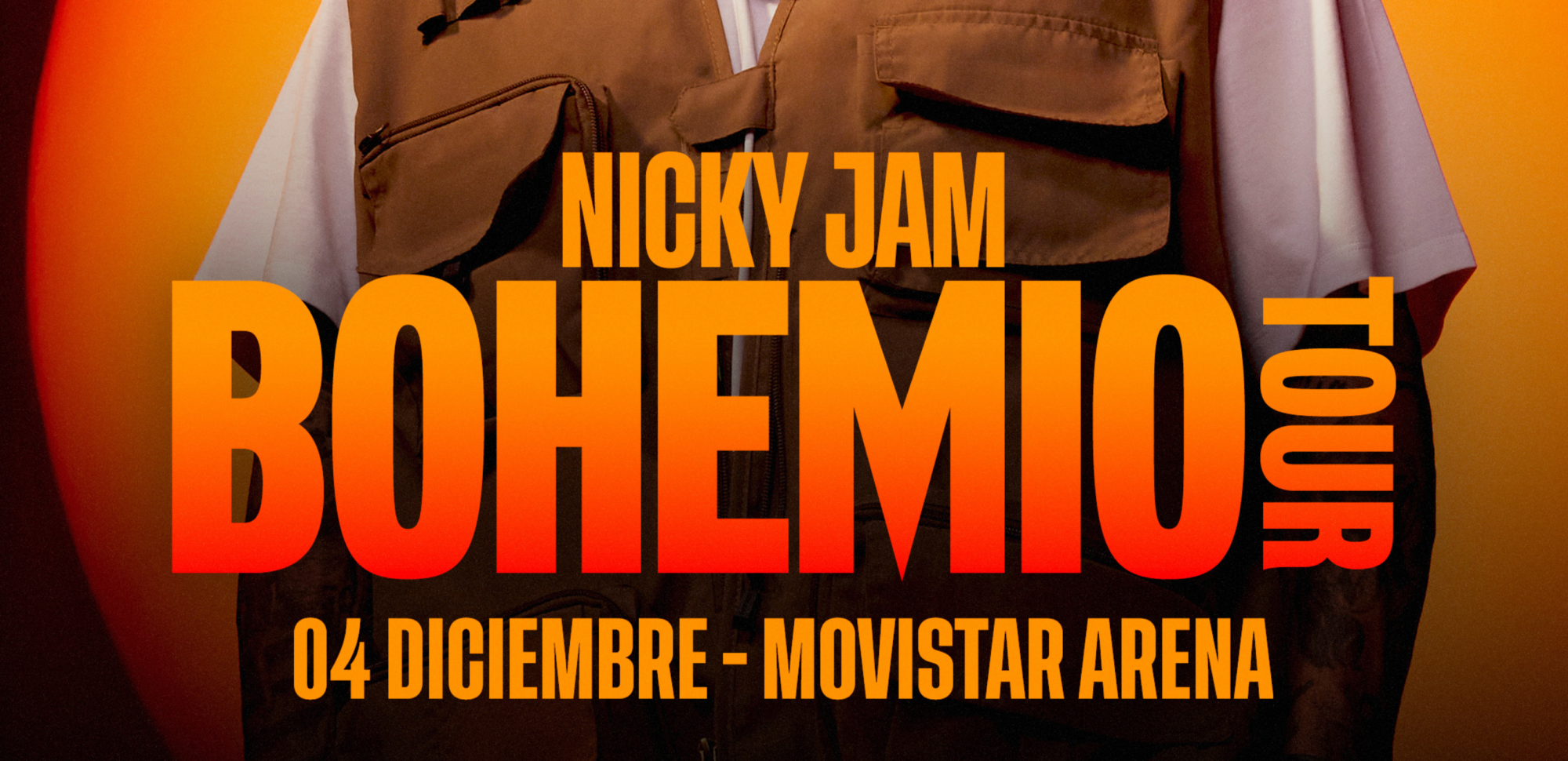 Nicky Jam Movistar Arena Bohemio Tour
