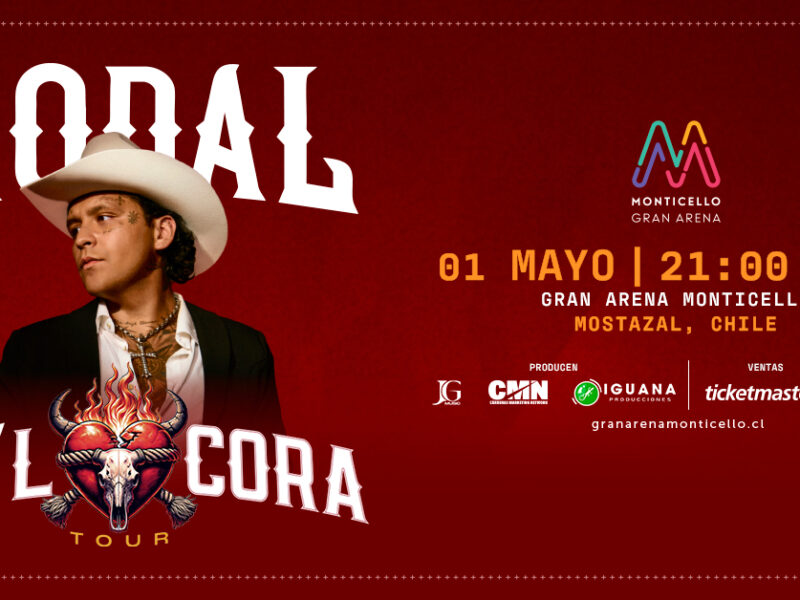 Christian Nodal Gran Arena Monticello