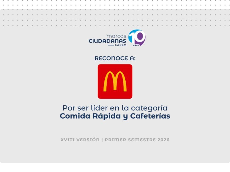 McDonald's ranking CADEM