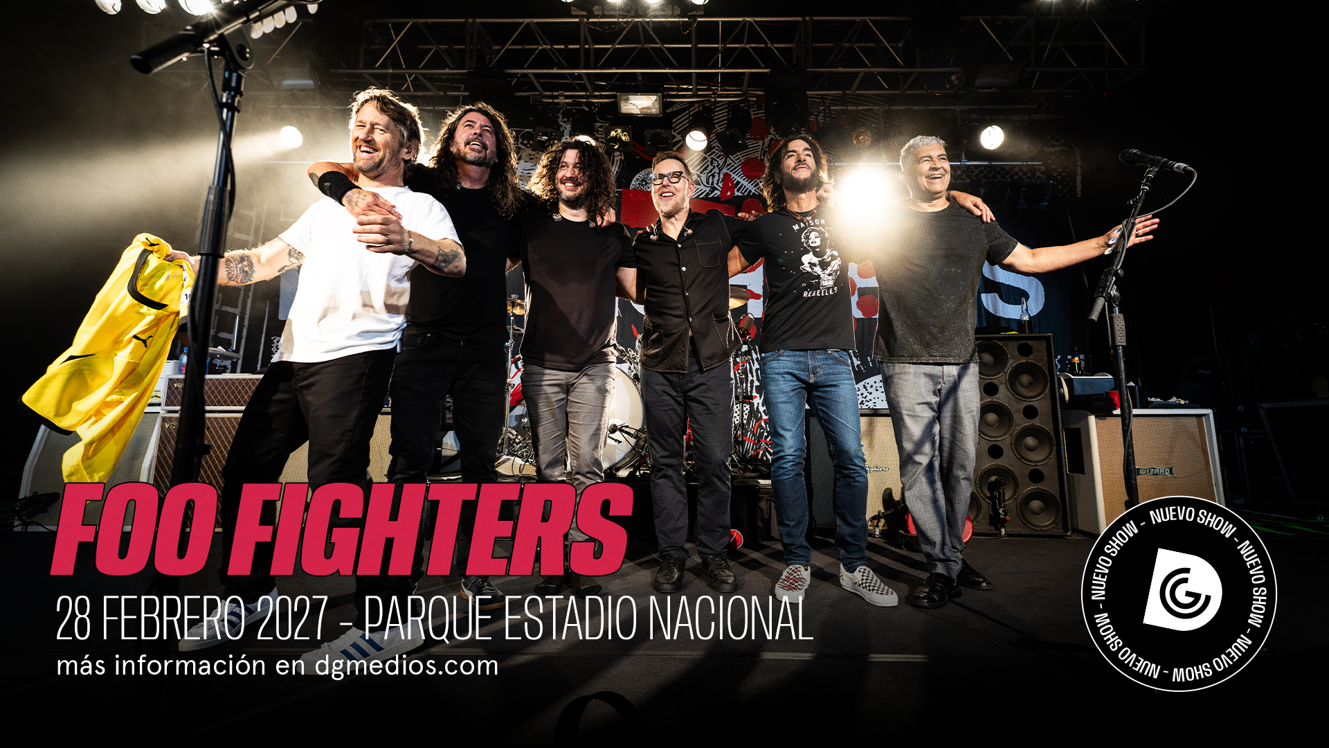 Foo Fighters Parque Estadio Nacional 2027