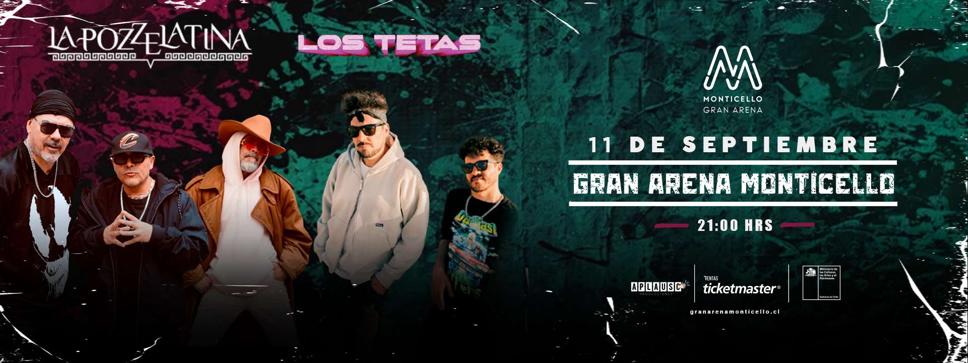 La Pozze Latina y Los Tetas Gran Arena Monticello
