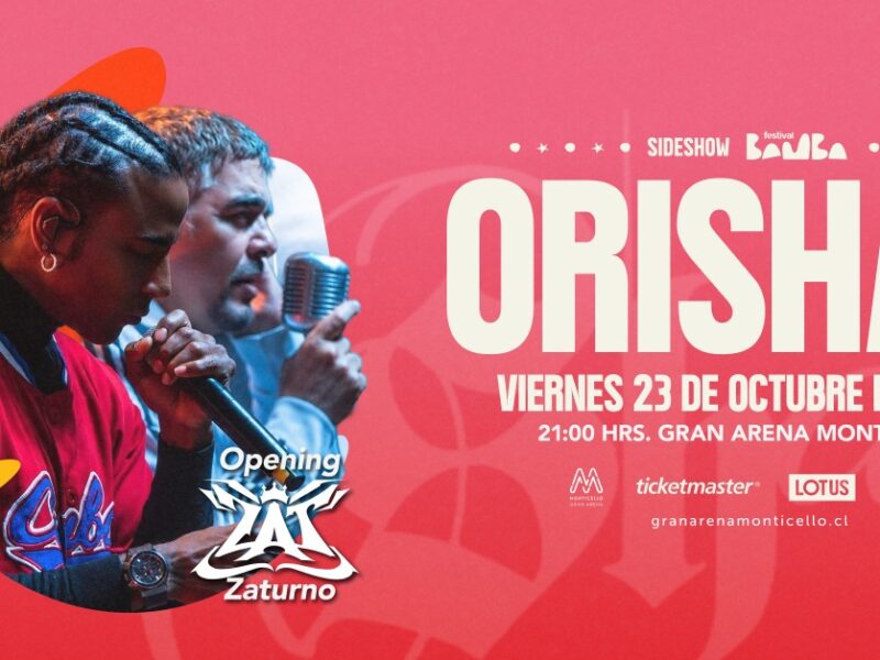 Zaturno abre el show de Orishas