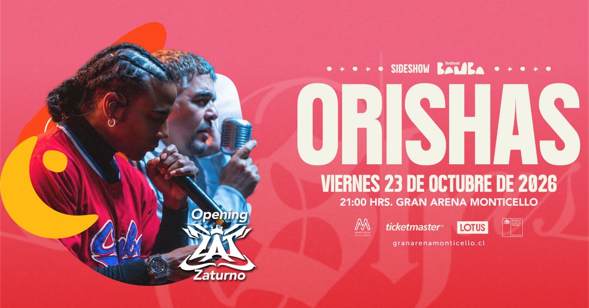 Zaturno abre el show de Orishas