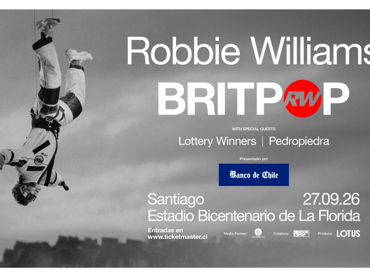 Robbie Williams teloneros Chile 2026