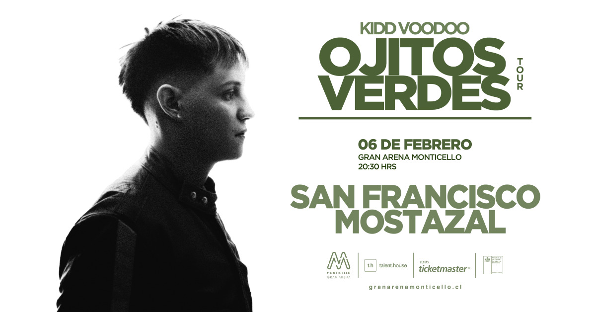 Kidd Voodoo Ojitos Verdes Tour 2027