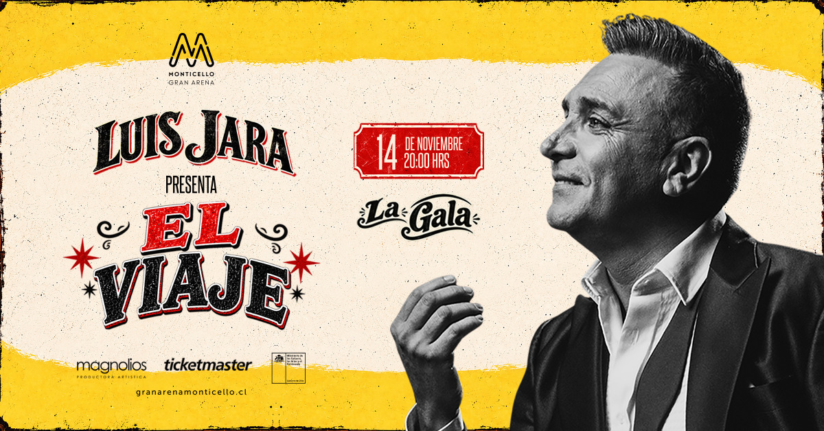 Luis Jara El Viaje Gran Arena Monticello